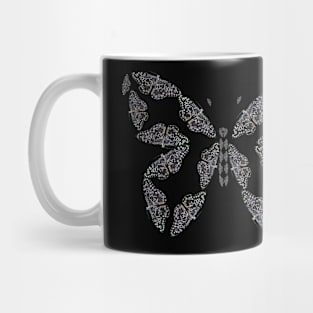 dark butterfly Mug